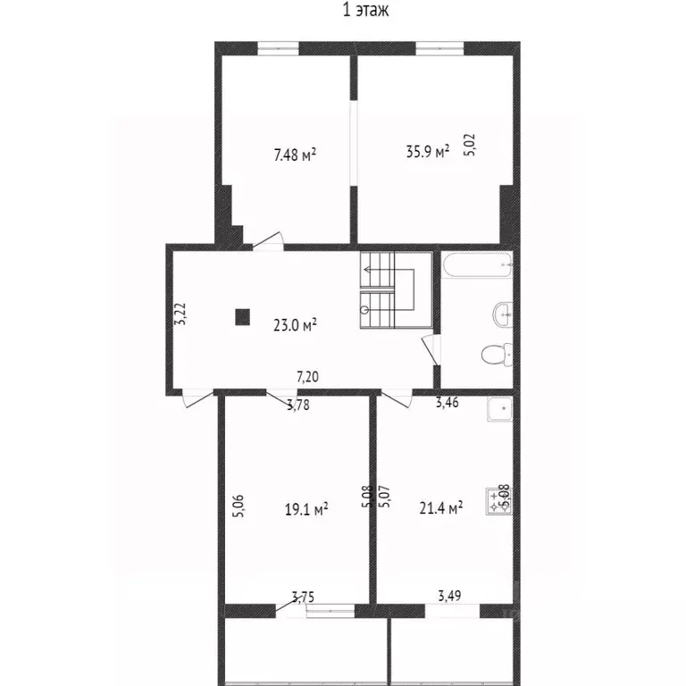 4-к кв. Белгородская область, Шебекино ул. Дзержинского, 12 (71.5 м) - Фото 0