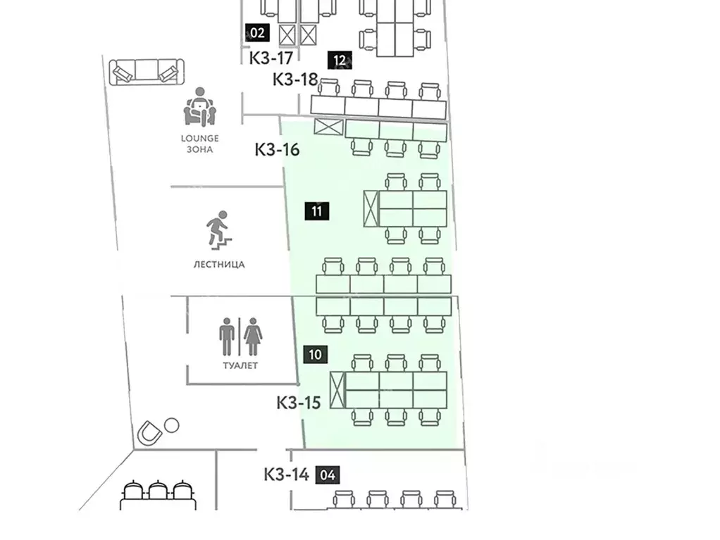 Офис в Санкт-Петербург ул. Чехова, 18 (105 м) - Фото 2