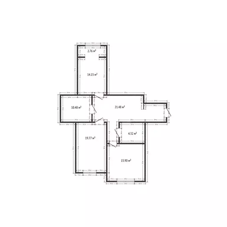 3-комнатная квартира: Махачкала, улица Азизова, 38 (98.2 м) - Фото 1