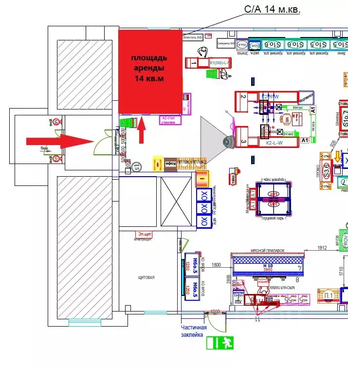 Помещение свободного назначения в Московская область, Красногорск ул. ... - Фото 2