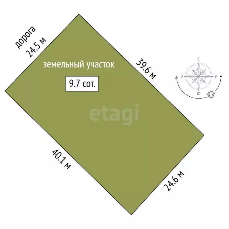 Участок в Саха (Якутия), Якутск проезд Ромашковый, 7 (10.0 сот.) - Фото 1