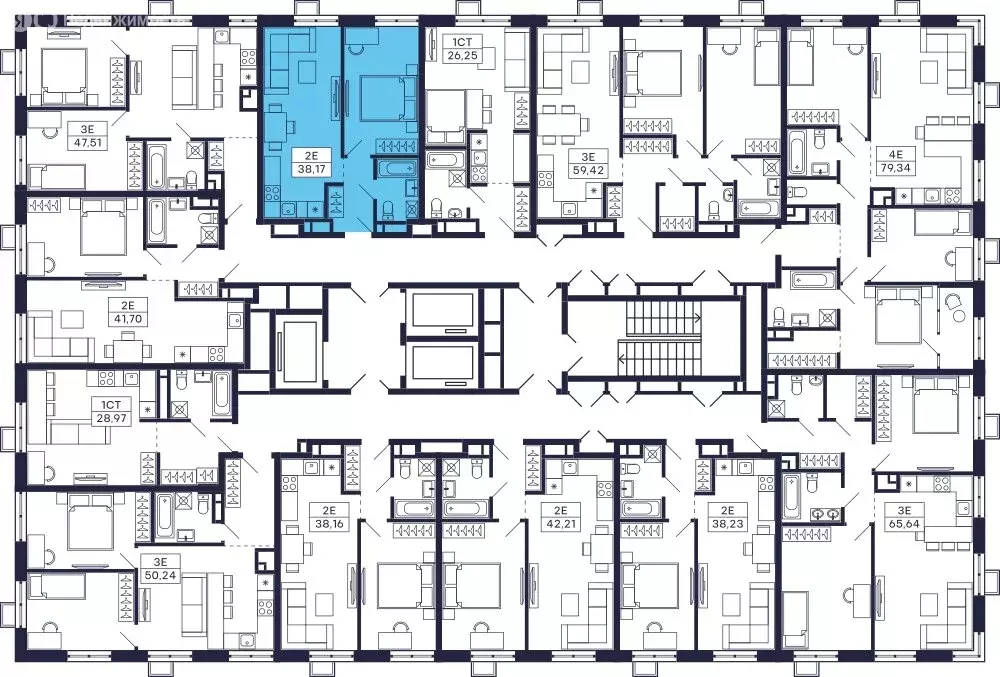 1-комнатная квартира: Красногорск, микрорайон Павшино, ЖК Тетрис, к6 ... - Фото 2