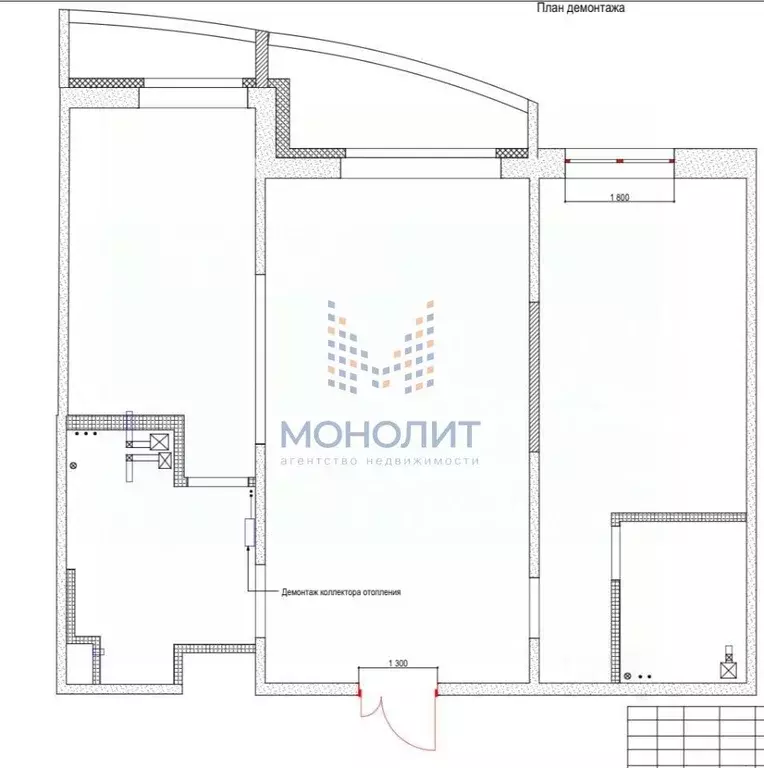 2-к кв. Москва ул. Улофа Пальме, 1 (88.8 м) - Фото 2