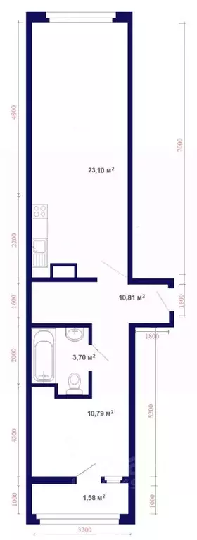 2-к кв. Иркутская область, Иркутский муниципальный округ, Маркова рп, ... - Фото 1