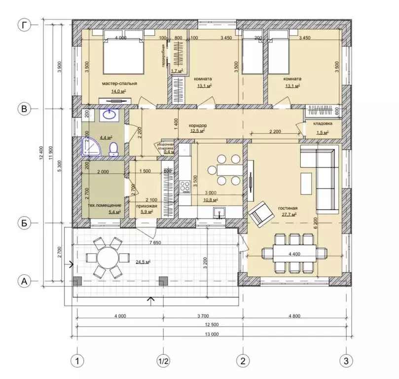 Дом в Белогорск, улица Наврез (115 м) - Фото 1