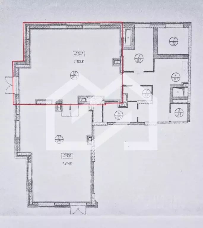 Помещение свободного назначения в Москва Большая Филевская ул., 4 (65 ... - Фото 2