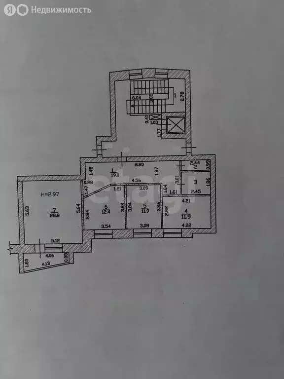 3-комнатная квартира: Абакан, улица Карла Маркса, 44 (91 м) - Фото 0