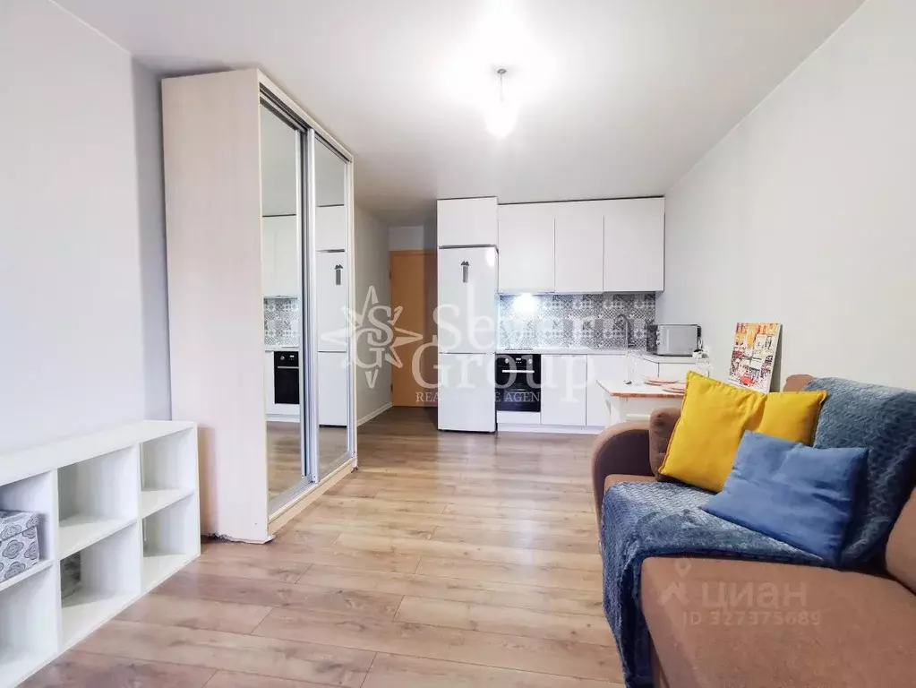 Студия Ленинградская область, Мурино Всеволожский район, ул. Шувалова, ... - Фото 1