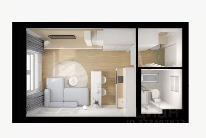 Студия Ярославская область, Ярославль ул. Лескова, 42 (19.7 м) - Фото 1