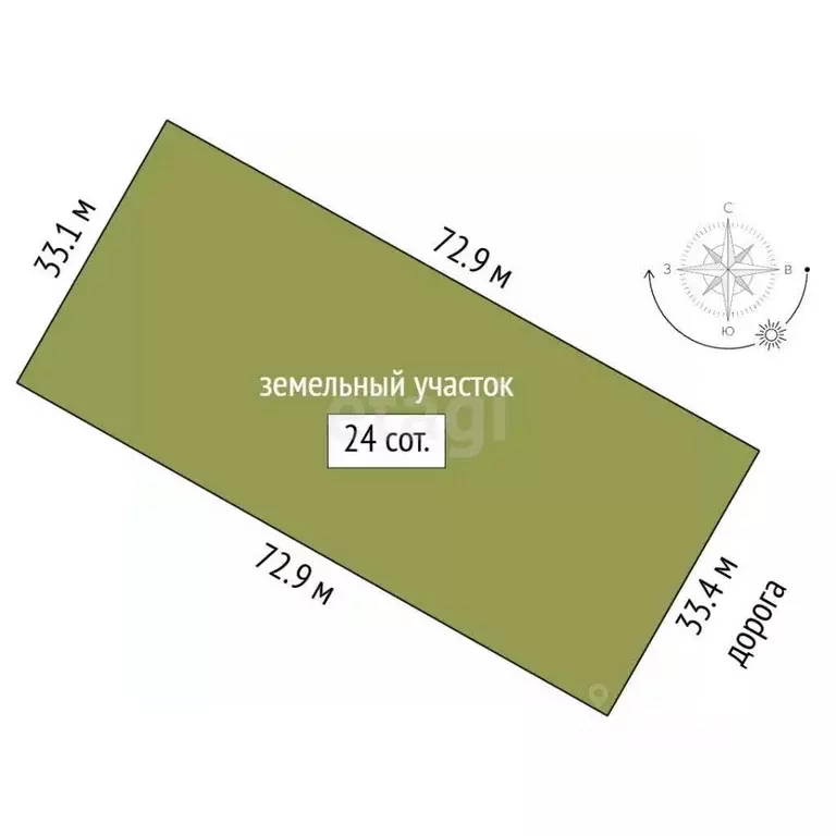 Участок в Крым, с. Ленинское ул. Школьная (24.0 сот.) - Фото 2