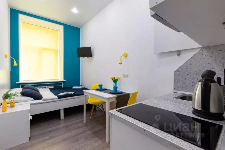 Студия Санкт-Петербург ул. Марата, 56-58/29 (12.0 м) - Фото 1