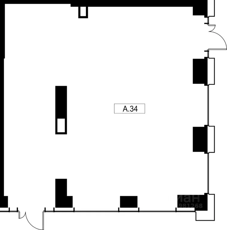 Помещение свободного назначения в Москва Вишневая ул., 7 (104 м) - Фото 1