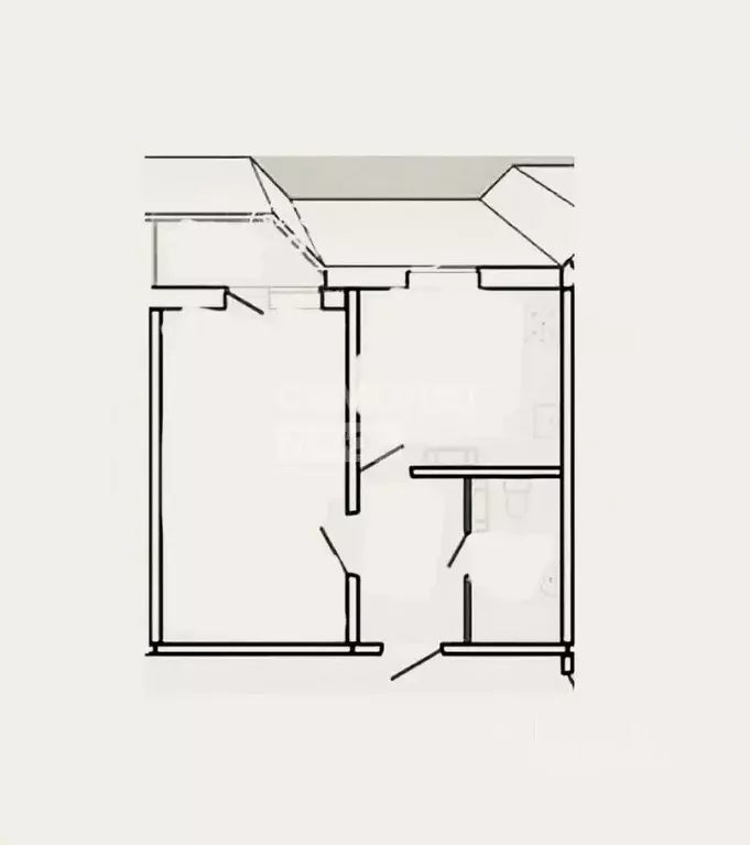 1-к кв. Курская область, Курск просп. Победы, 46 (37.0 м) - Фото 2