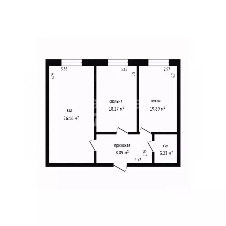 2-к кв. Дагестан, Дербент ул. Сальмана, 100 (75.0 м) - Фото 2