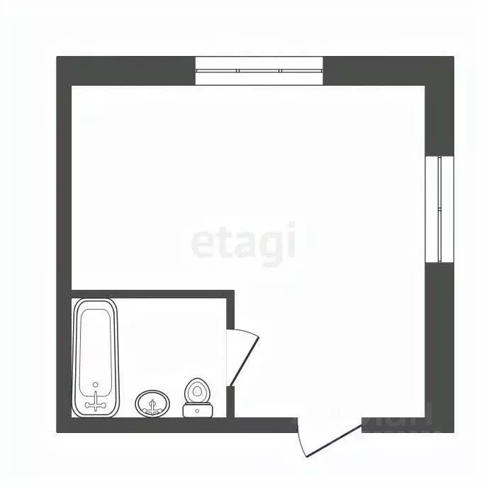 Комната Владимирская область, Муром Октябрьская ул., 5 (21.5 м) - Фото 1