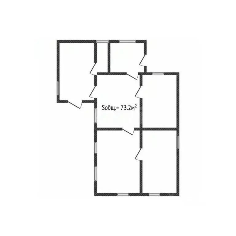 Дом в Брянская область, Жуковский муниципальный округ, д. Новые ... - Фото 1