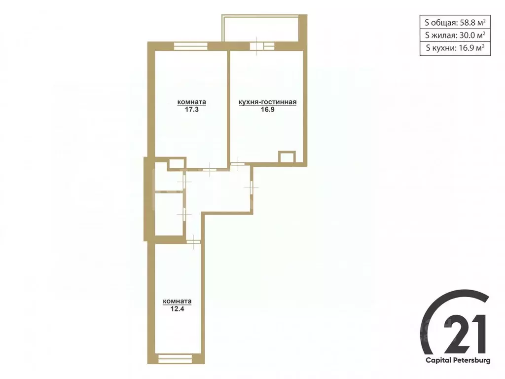2-к кв. Ленинградская область, Мурино Всеволожский район, ул. Шоссе в ... - Фото 1