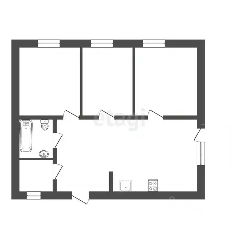 Дом в Калужская область, Совхоз Боровский с/пос, д. Уваровское  (120 ... - Фото 2