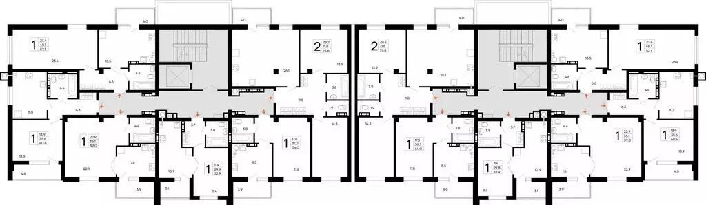 2-комнатная квартира: Феодосия, ш. Симферопольское (75.8 м) - Фото 0