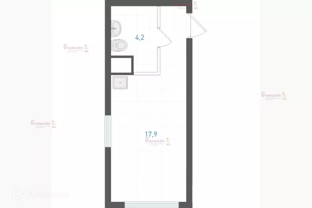 Продаётся квартира-студия, 22.7 м - Фото 1