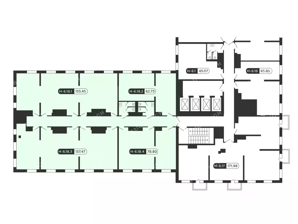 Офис в Санкт-Петербург Коломяжский просп., 19 (426 м) - Фото 2