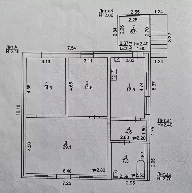 Дом в Краснодарский край, Абинск ул. Свободы, 166 (88 м) - Фото 2