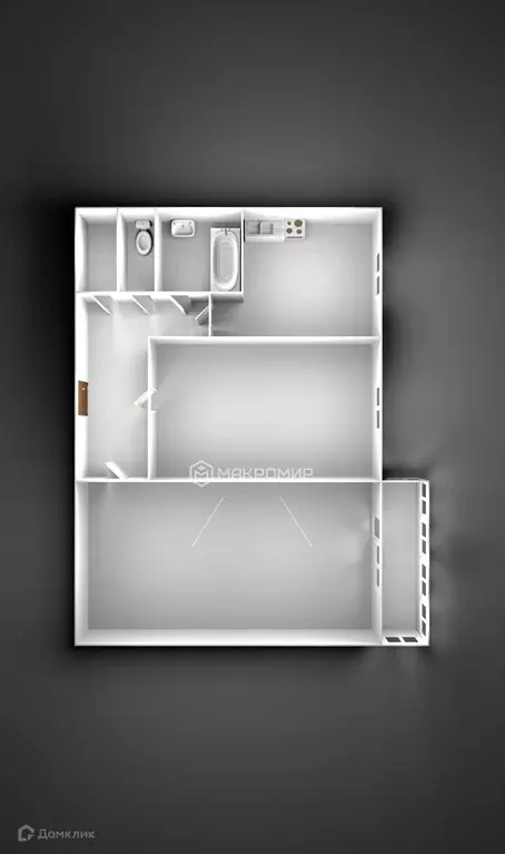 Продаётся 2-к квартира, 42.5 м - Фото 1