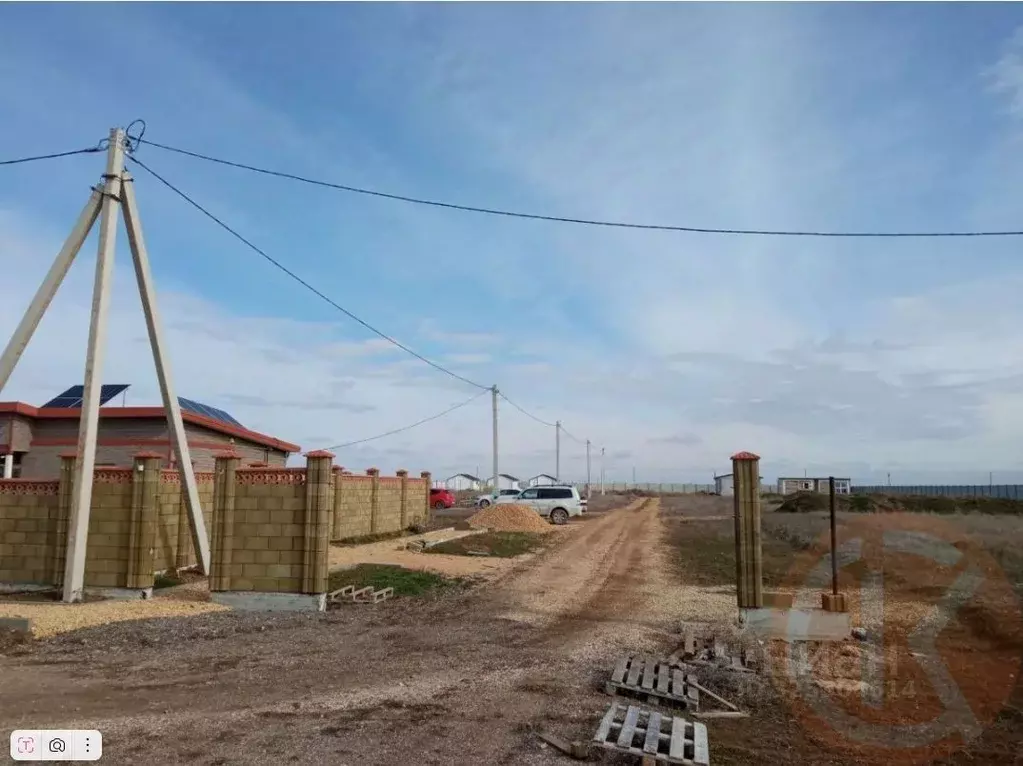 Участок в Крым, Сакский район, Уютненское с/пос, Мечта у моря кп ул. ... - Фото 0