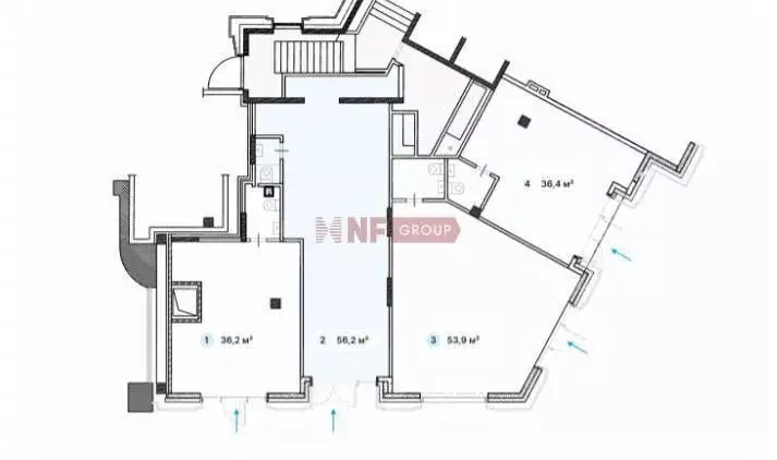 Торговая площадь в Москва Ленинский просп., 2 (56 м) - Фото 2