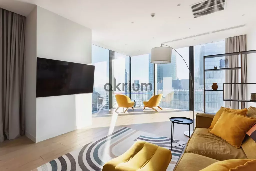 2-к кв. Москва 1-й Красногвардейский проезд, 22с1 (85.5 м) - Фото 1