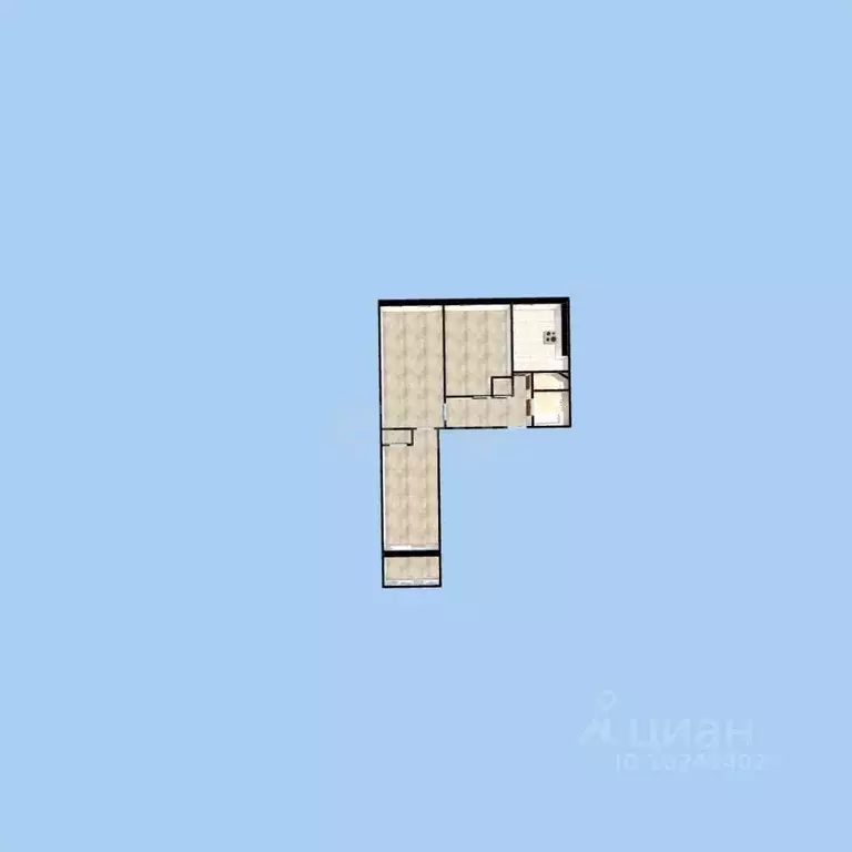 3-к кв. Башкортостан, Уфа ул. Юрия Гагарина, 40 (63.0 м) - Фото 1