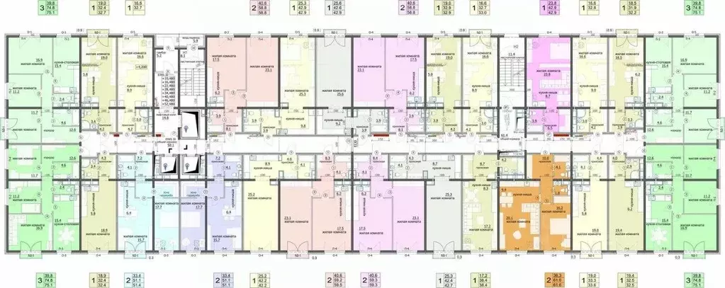 3-к кв. Пензенская область, Пенза ул. Яшиной, 6 (75.1 м) - Фото 1