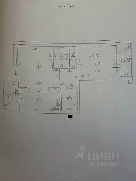 2-к кв. Татарстан, Казань просп. Победы, 139к2 (68.2 м) - Фото 2
