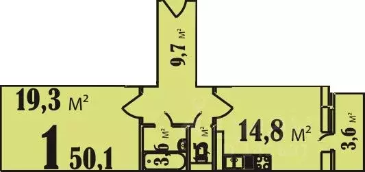 1-к кв. Московская область, Люберцы городской округ, Октябрьский пгт ... - Фото 2