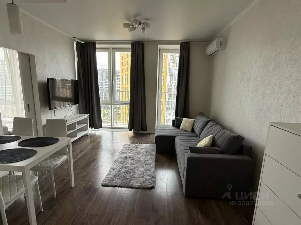1-к кв. Москва пос. Коммунарка, ул. Бачуринская, 7к1 (39.0 м) - Фото 1