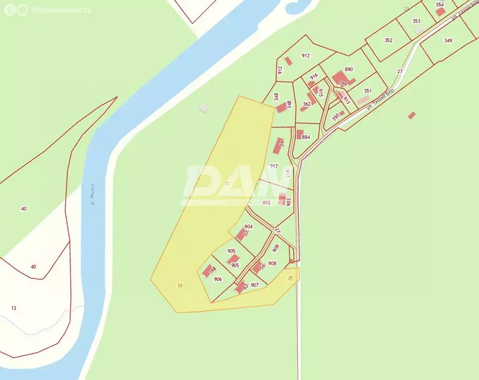 Участок в Челябинская область, Сосновский муниципальный округ, деревня ... - Фото 1