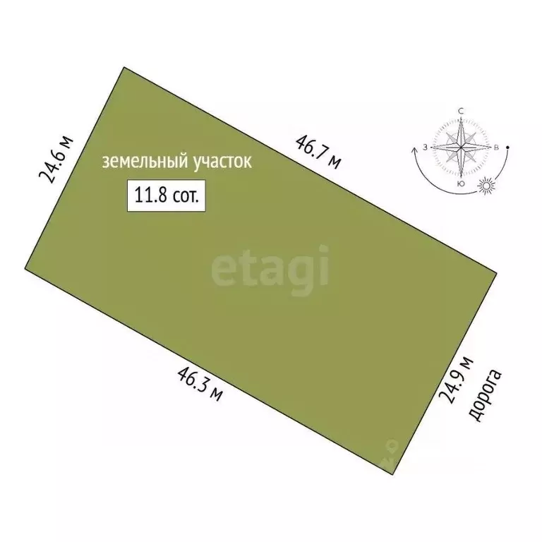 Участок в Башкортостан, Стерлитамакский район, Казадаевский сельсовет, ... - Фото 2