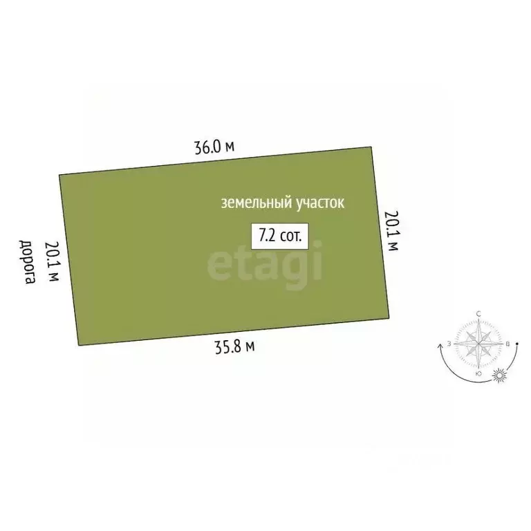 Участок в Тюменская область, Тюменский муниципальный округ, ... - Фото 1