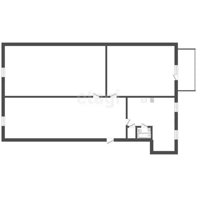 3-комнатная квартира: Ишим, улица Плеханова, 1 (105.4 м) - Фото 1