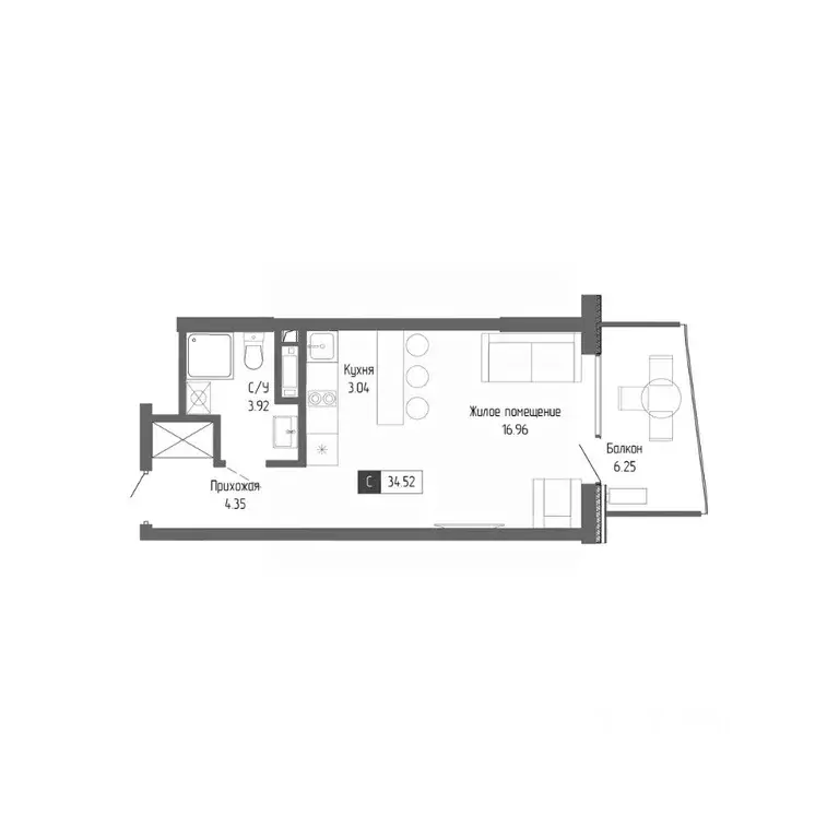 1-к кв. Крым, Алушта Профессорский Уголок мкр, Крымская Резиденция ... - Фото 1