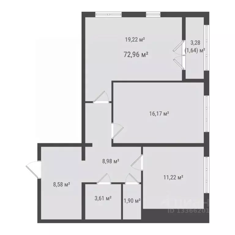 2-к кв. Сахалинская область, Южно-Сахалинск Зеленая Планета на Мира ... - Фото 1