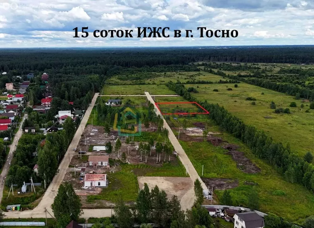 Участок в Ленинградская область, Тосно (15 м) - Фото 1
