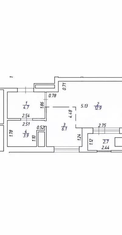 Квартира-студия: Ижевск, улица имени В.С. Тарасова, 1 (28 м) - Фото 1