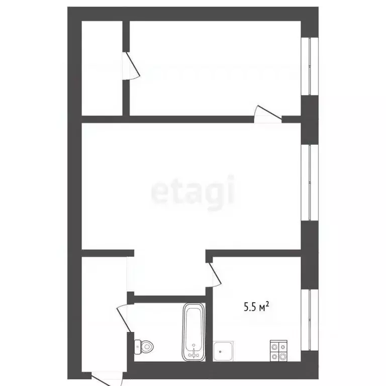 2-к кв. Ростовская область, Азов Азовский район, Севастопольская ул., ... - Фото 2