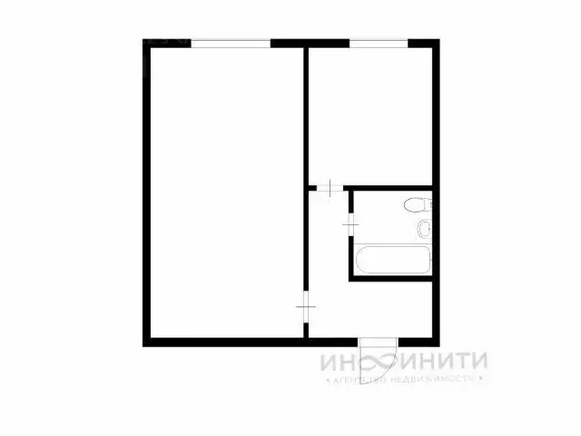 1-комнатная квартира: Москва, улица Молостовых, 11к1 (32.7 м) - Фото 2
