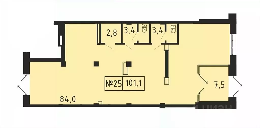 Офис в Московская область, Мытищи городской округ, д. Пирогово ... - Фото 1