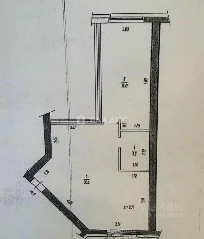 1-к кв. Карелия, Петрозаводск Сегежская ул., 8 (49.2 м) - Фото 2