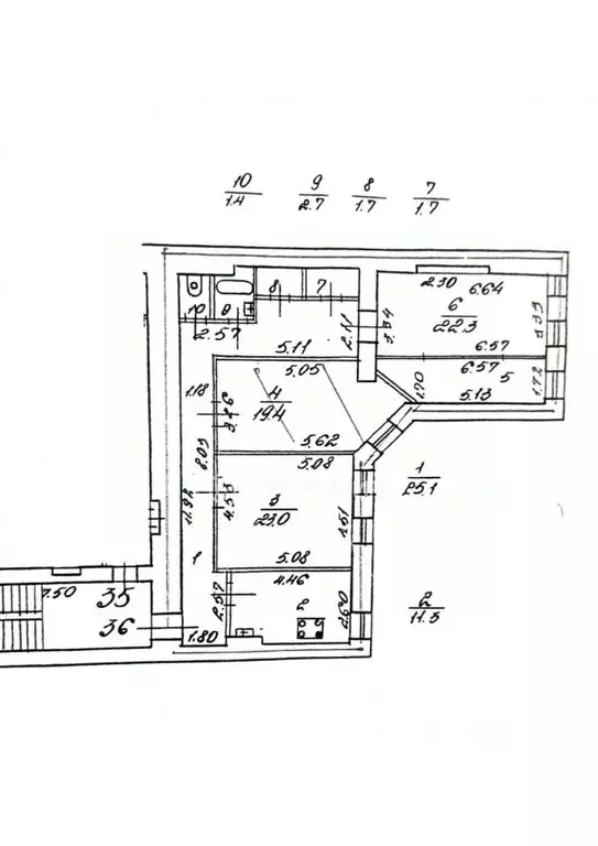 4-к кв. Санкт-Петербург 1-я Красноармейская ул., 8-10Б (119.1 м) - Фото 2
