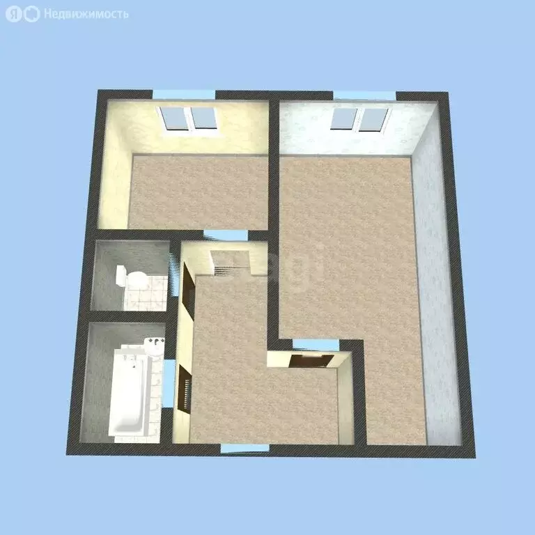 1-комнатная квартира: Арсеньев, проспект Горького, 4 (34.9 м) - Фото 1