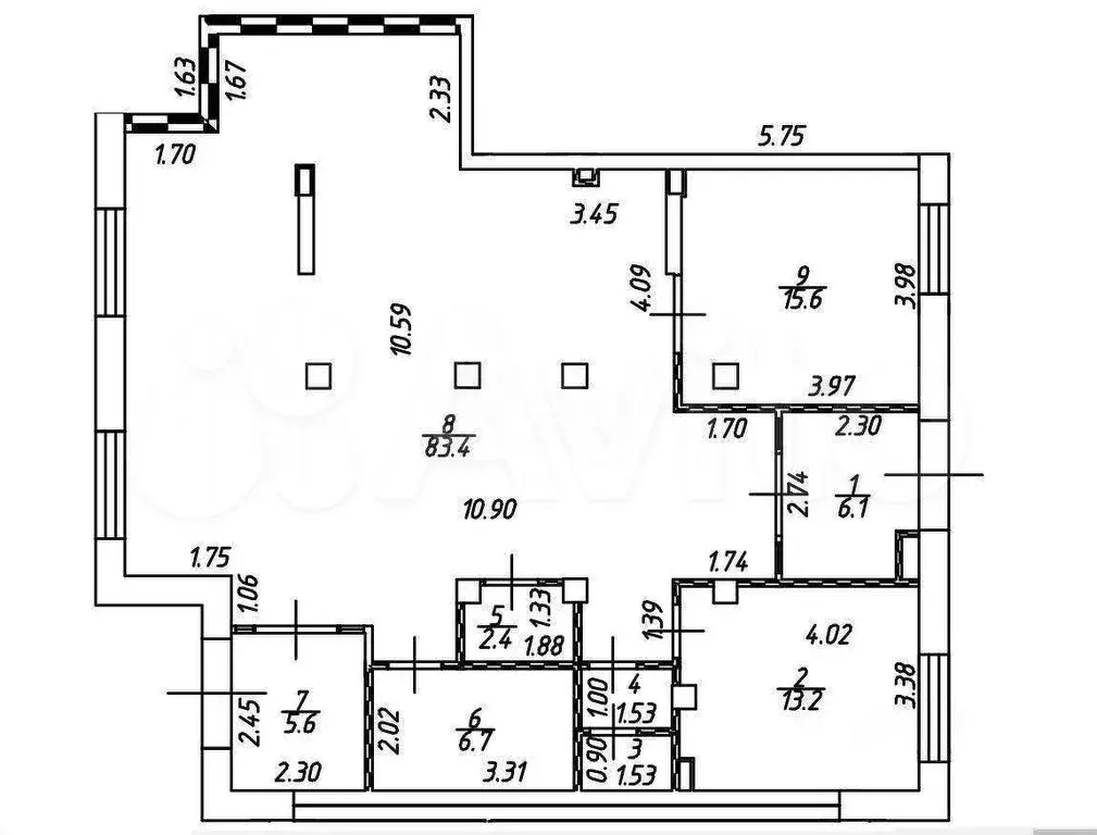 Продам помещение свободного назначения, 136 м - Фото 0